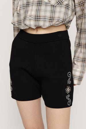 WESTERN STUDS KNIT ショートパンツ