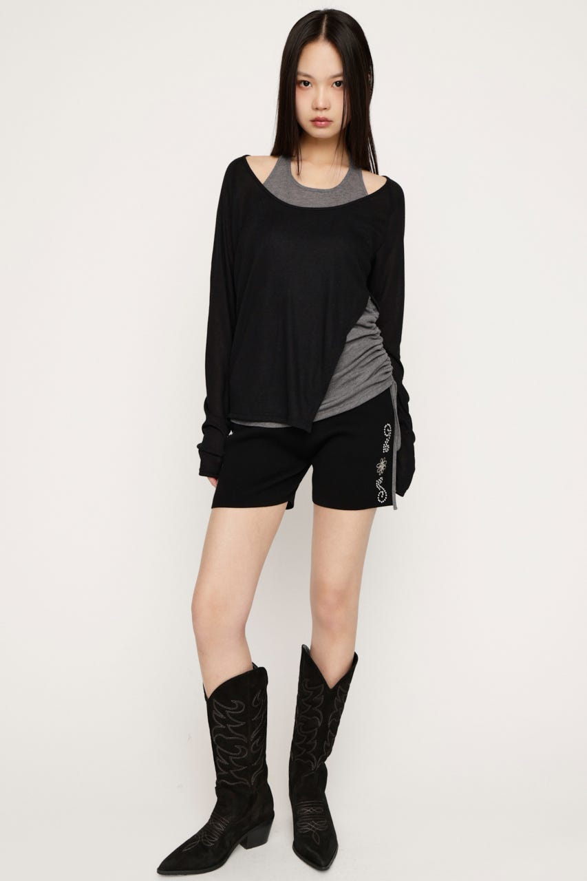 HOLTER DOCKING CUT トップス M/BLK FREE