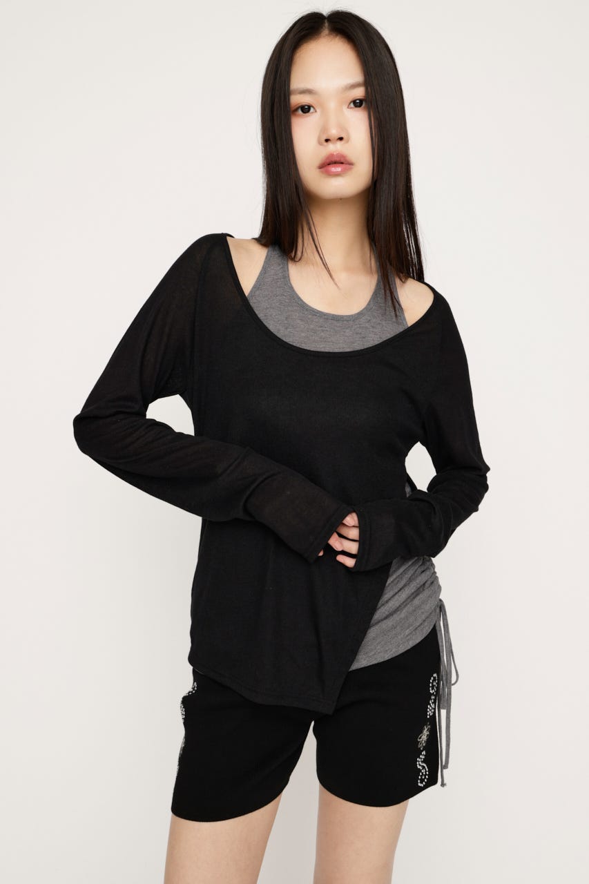 HOLTER DOCKING CUT トップス M/BLK FREE