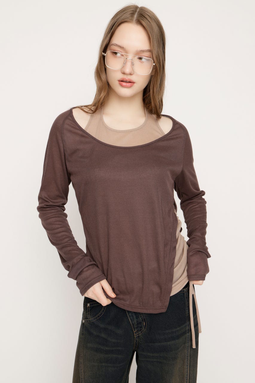 HOLTER DOCKING CUT トップス M/BRN FREE