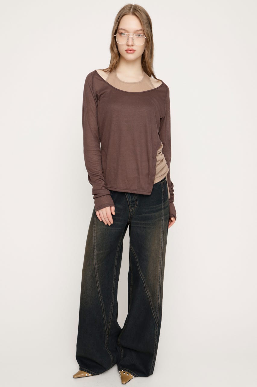 HOLTER DOCKING CUT トップス M/BRN FREE