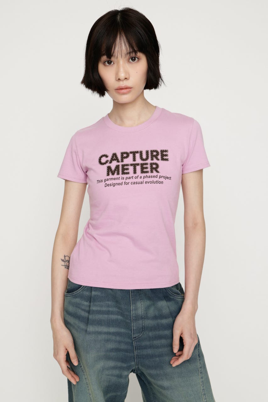 シェリーページ SLY | RHINESTONE FRONT LOGO トップス (Tシャツ・カットソー(半袖