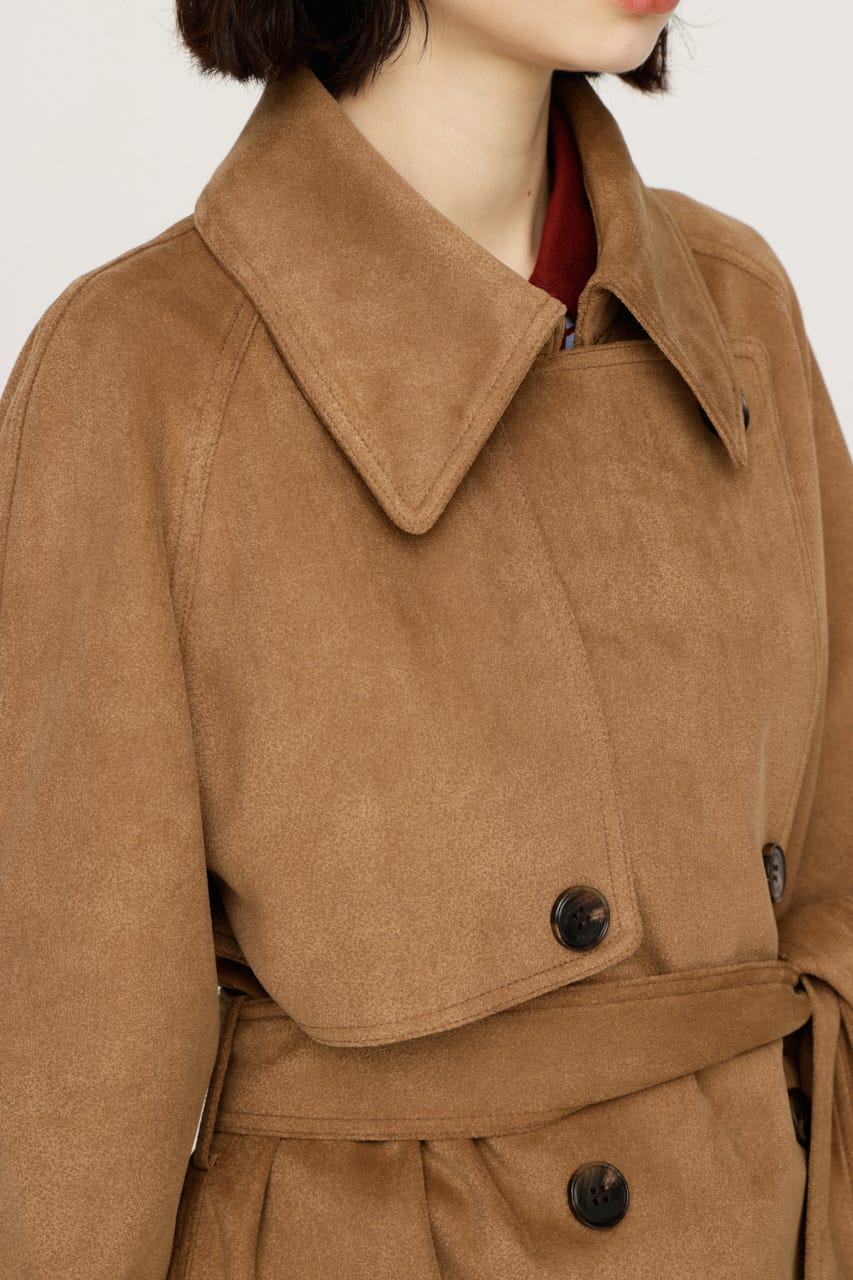 MICHIXSLY F／SUEDE S／トレンチ BEG FREE