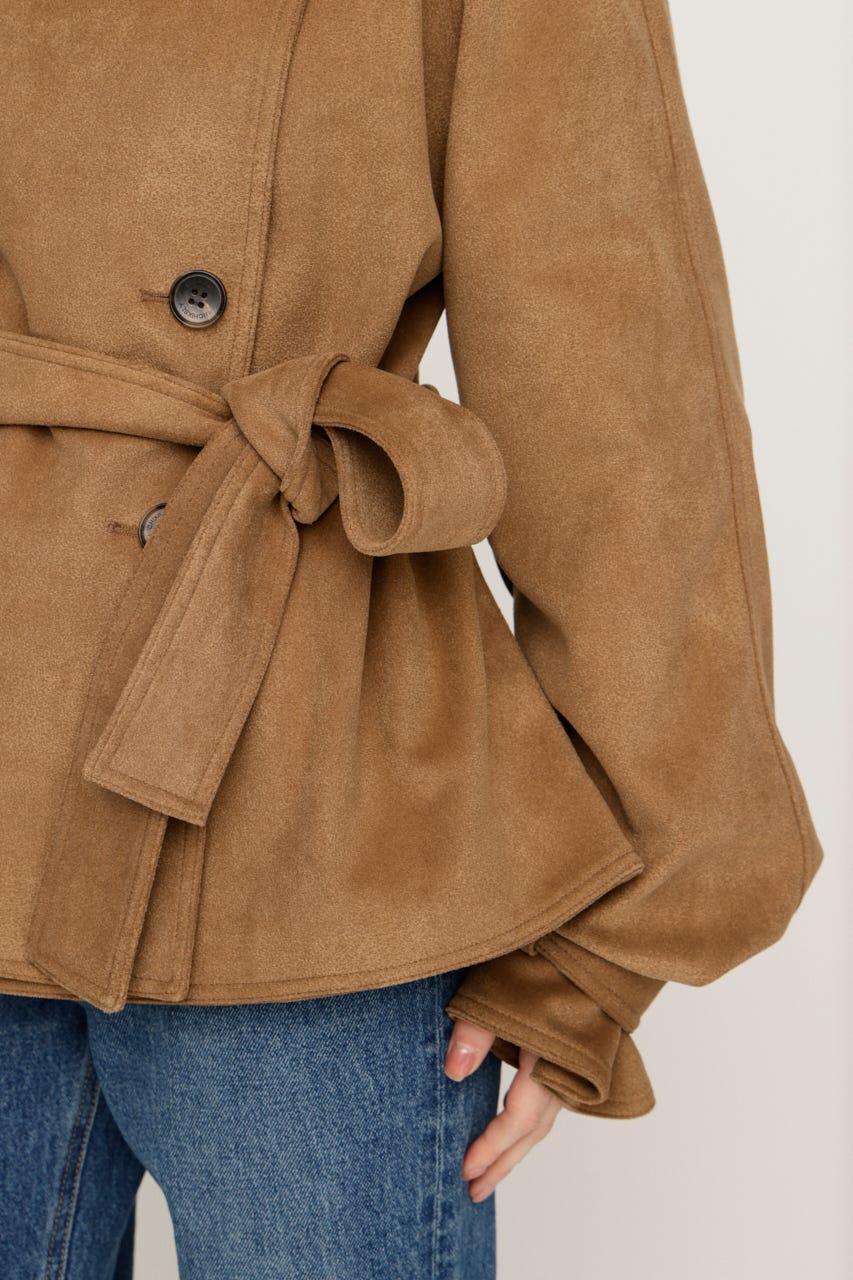 MICHIXSLY F／SUEDE S／トレンチ BEG FREE