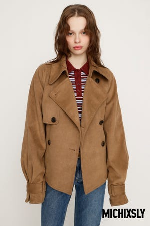 MICHIXSLY F／SUEDE S／トレンチ