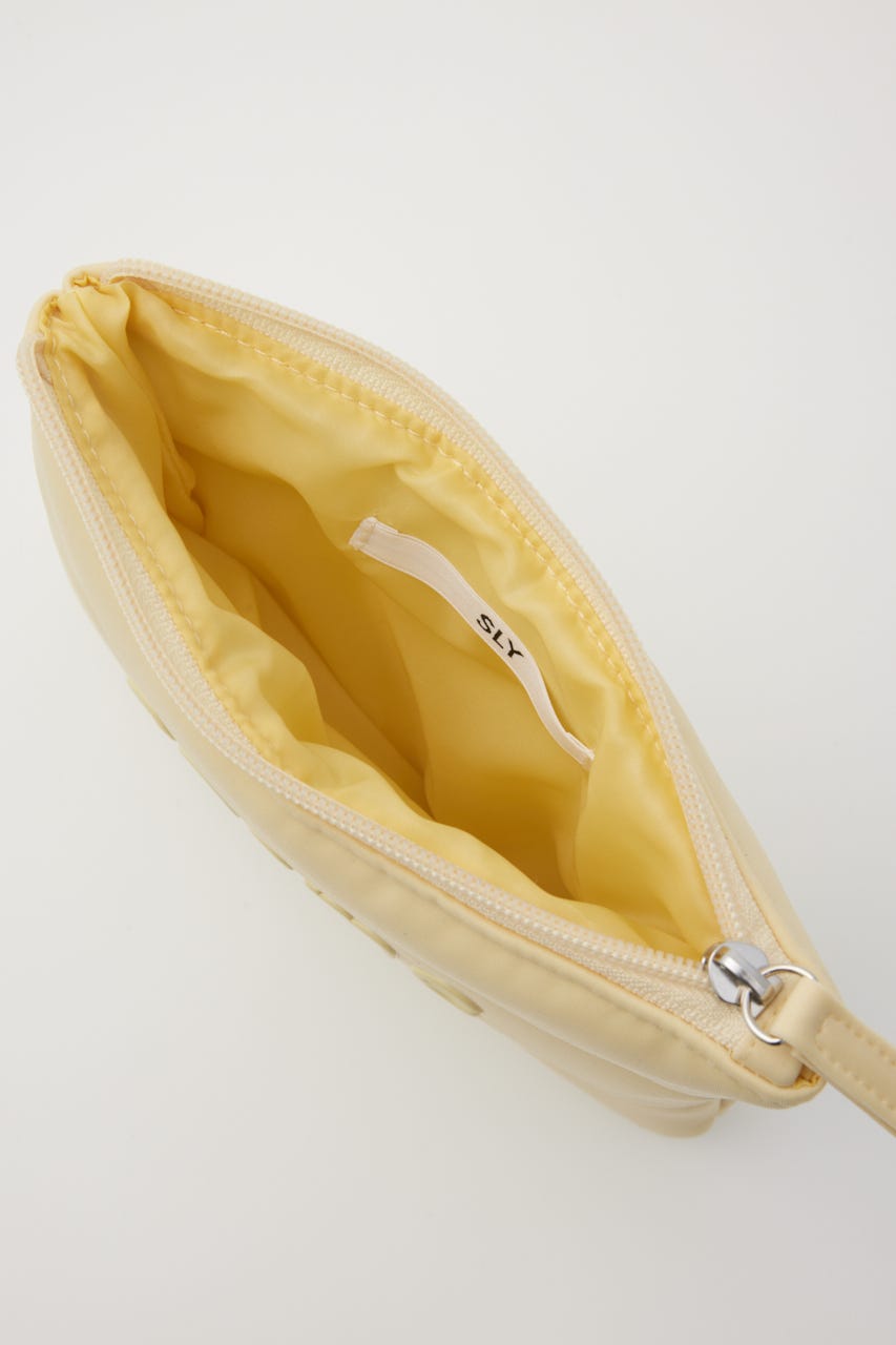 【L/YEL・ノベ】SOFT PUFFER POUCH L/YEL FREE
