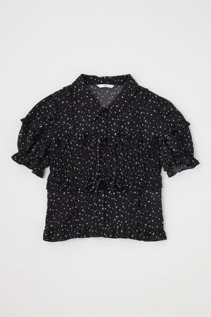 TINY DOTS FRILL ブラウス