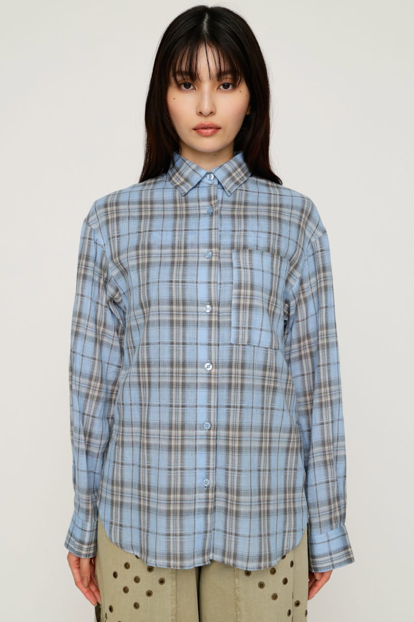 【LIMITED ITEM】LIGHT SOFT シャツ M/BLU FREE