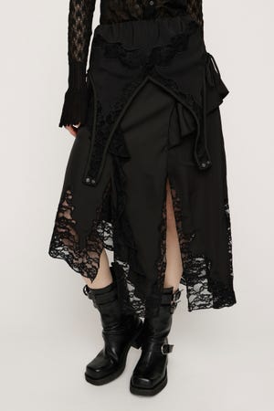 2WAY LACED SLIP OP スカート
