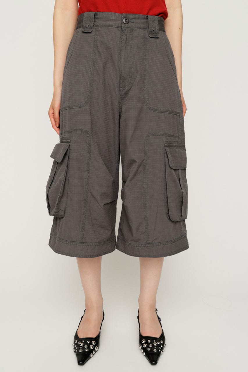 【1BUY5％OFF】WASHED 2WAY CARGO パンツ L/BLK 1