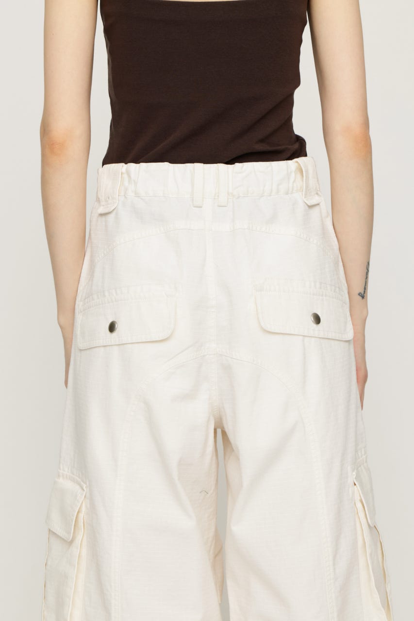 【1BUY5％OFF】WASHED 2WAY CARGO パンツ O/WHT 1