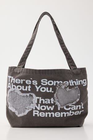 WASHED PRINT トートバッグ