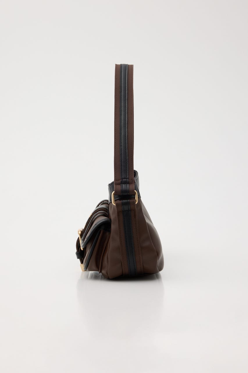 FRONT BUCKLE HOBO バッグ BRN FREE