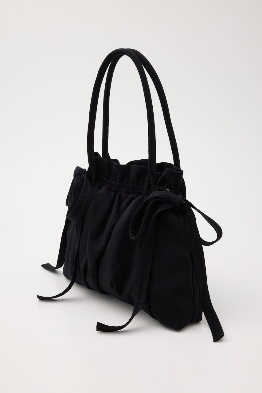 SW GATHER RIBBON バッグ BLK FREE