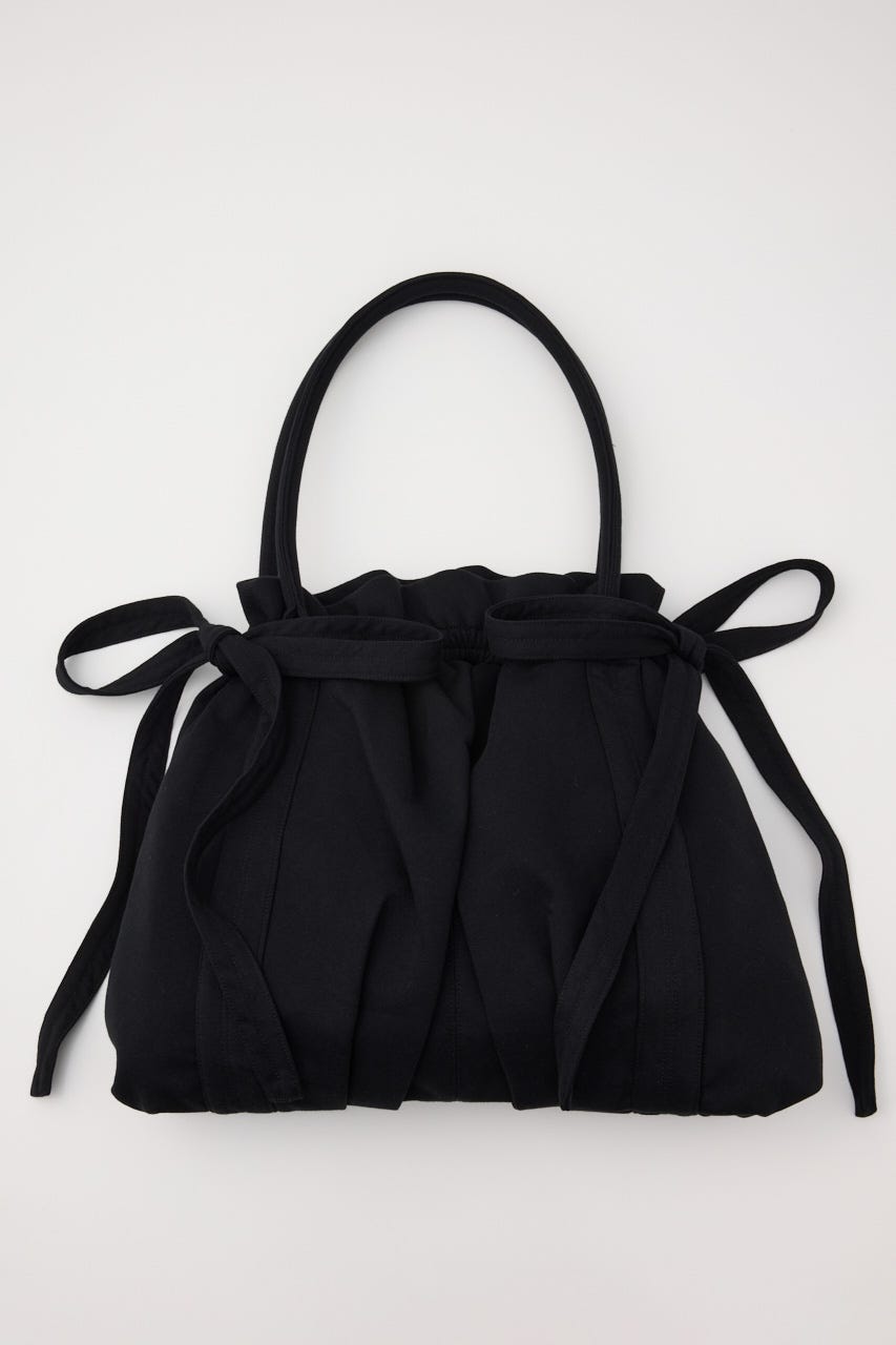 SW GATHER RIBBON バッグ BLK FREE