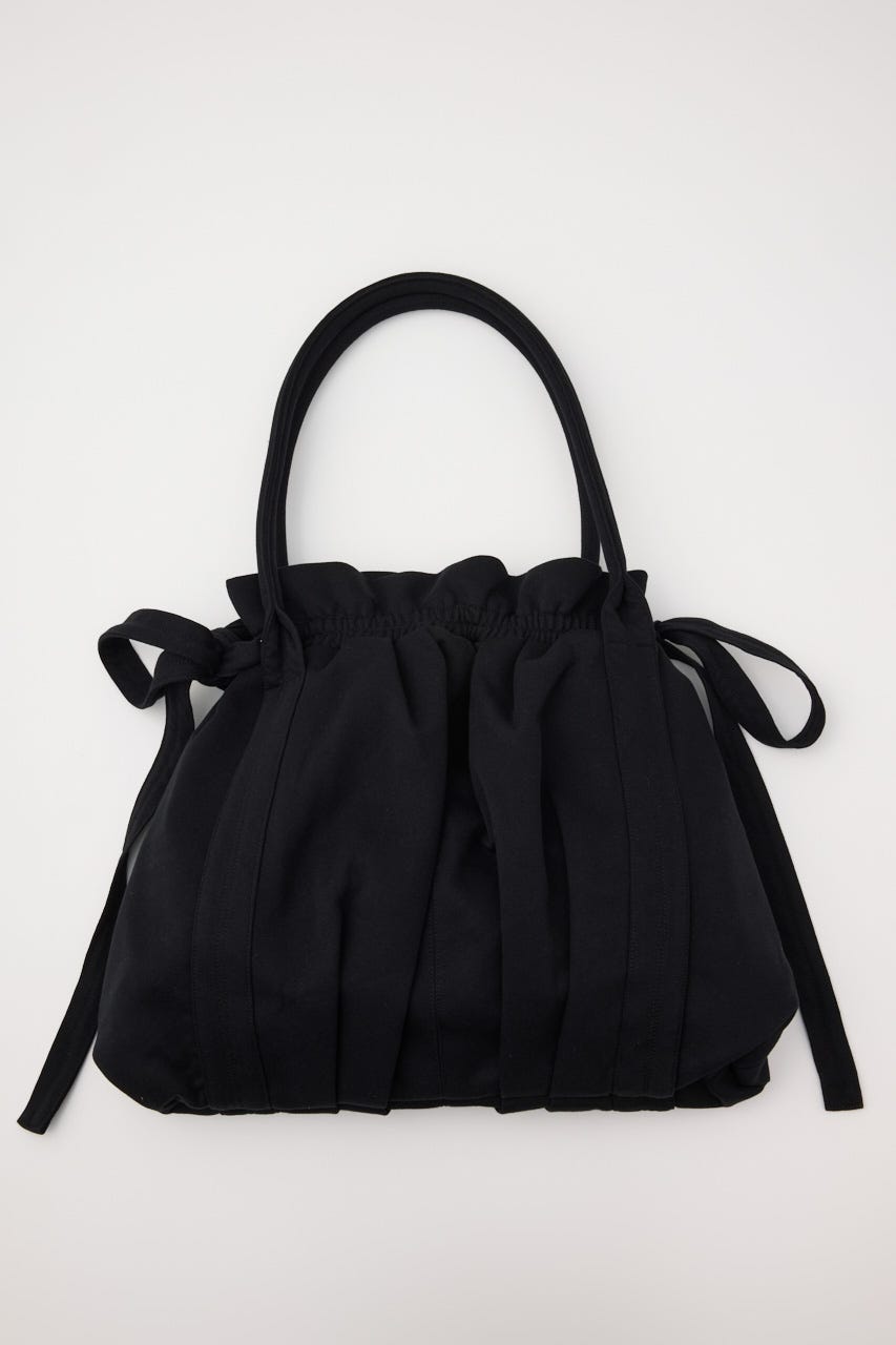 SW GATHER RIBBON バッグ BLK FREE