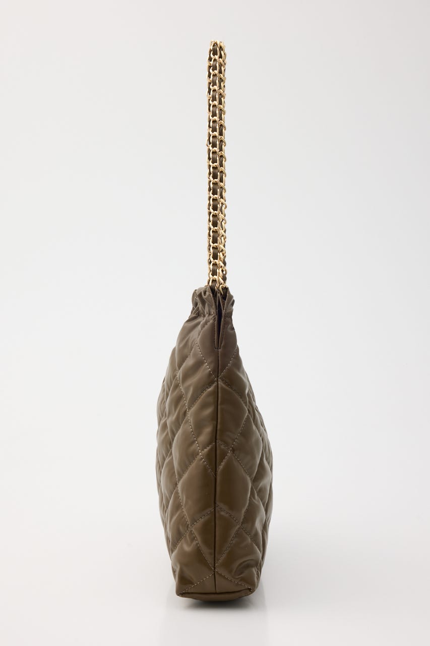 QUILTING F／LEATHER CHAIN バッグ KHA FREE