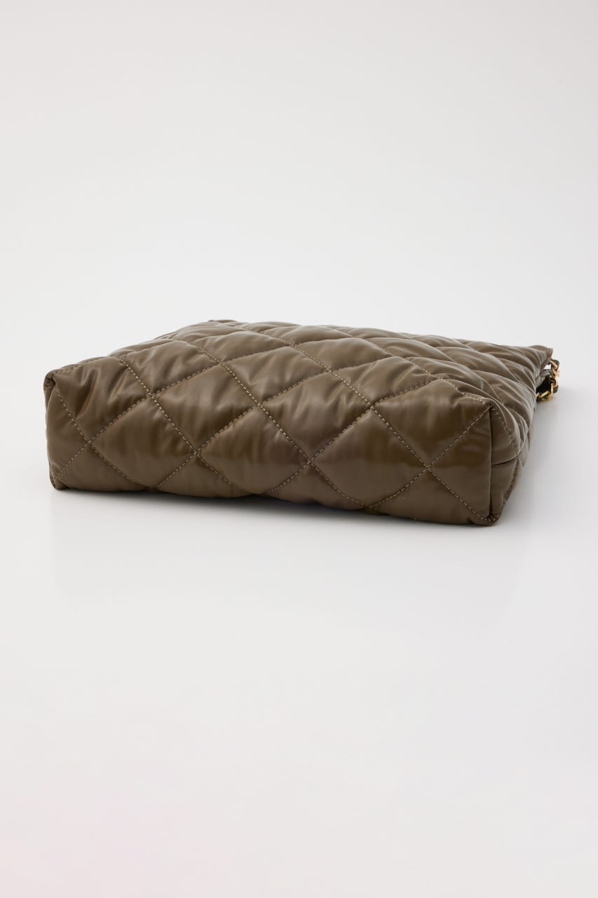 QUILTING F／LEATHER CHAIN バッグ KHA FREE