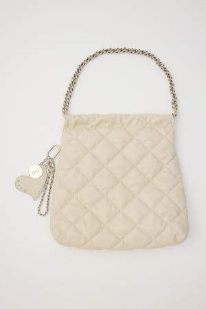 QUILTING F／LEATHER CHAIN バッグ