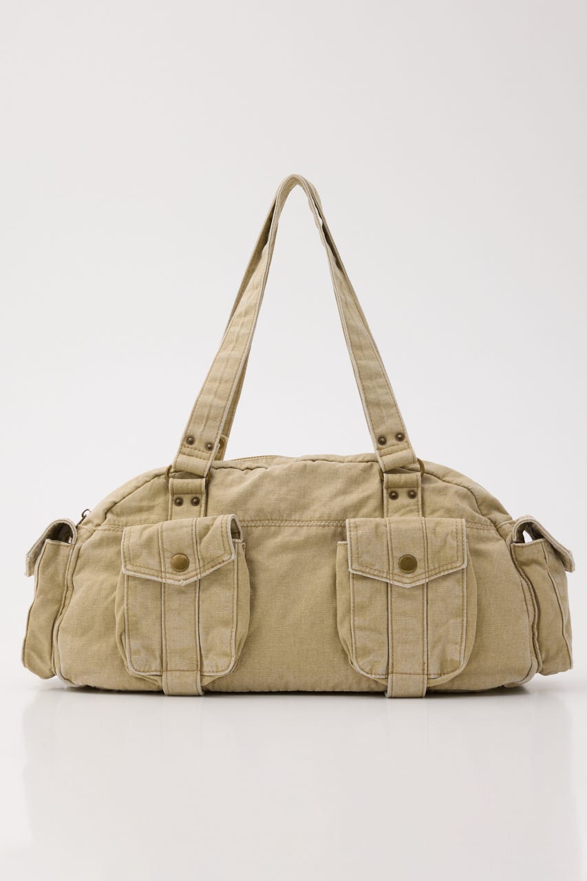 【1BUY5％OFF】CAMO BOSTON バッグ BEG FREE