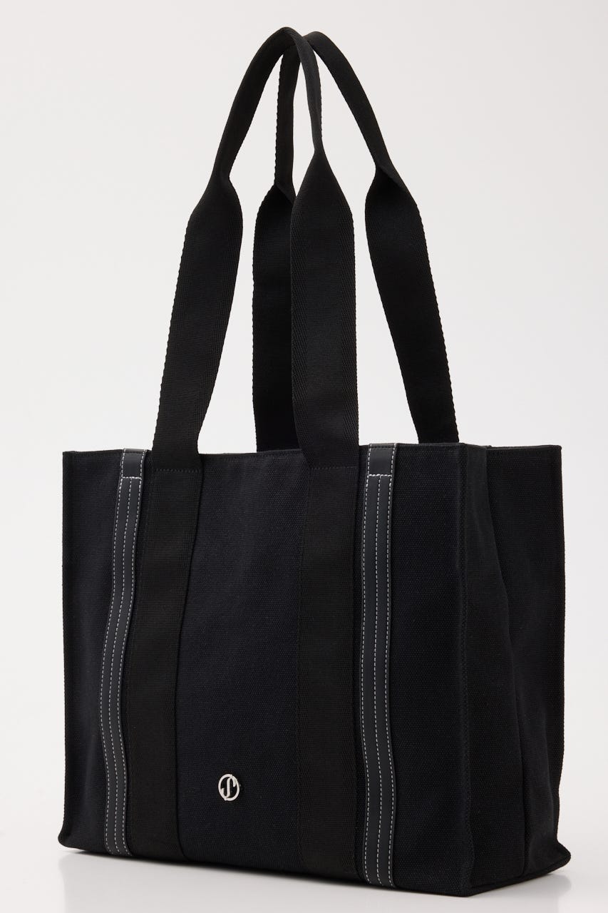 【SNSで話題！】THONG TRIMMED CANVAS バッグ BLK FREE