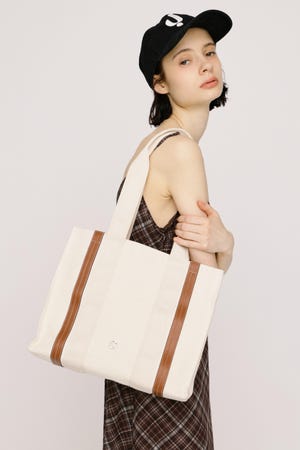 【SNSで話題！】THONG TRIMMED CANVAS バッグ