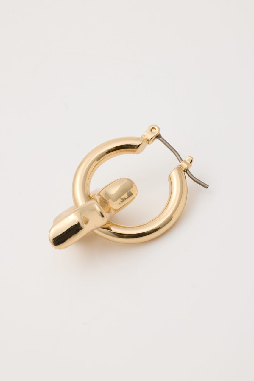 CHUNKY STAR ピアス GLD FREE