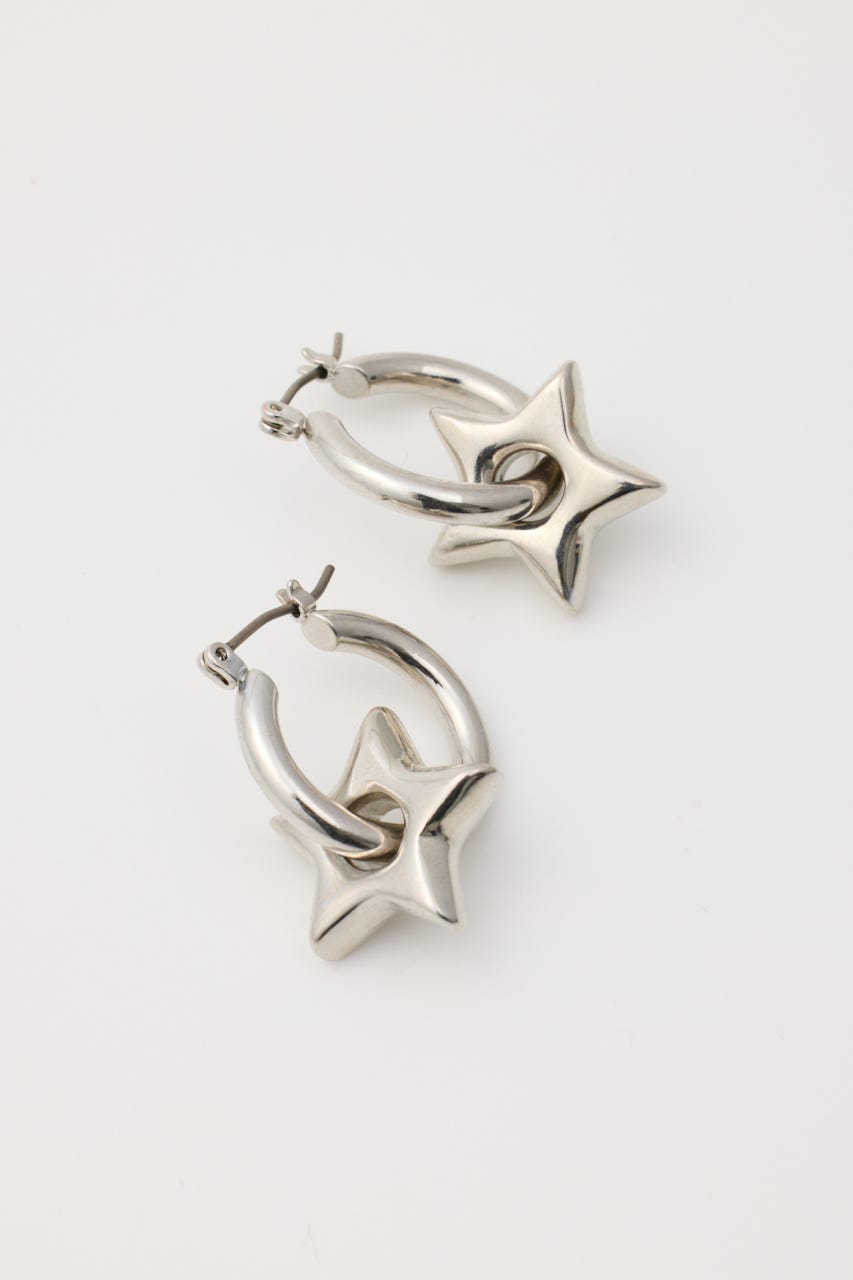 CHUNKY STAR ピアス SLV FREE