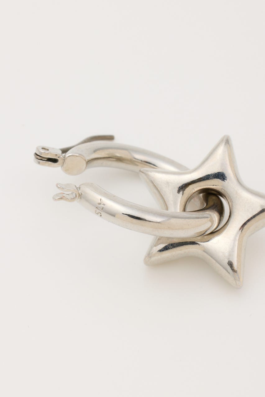 CHUNKY STAR ピアス SLV FREE