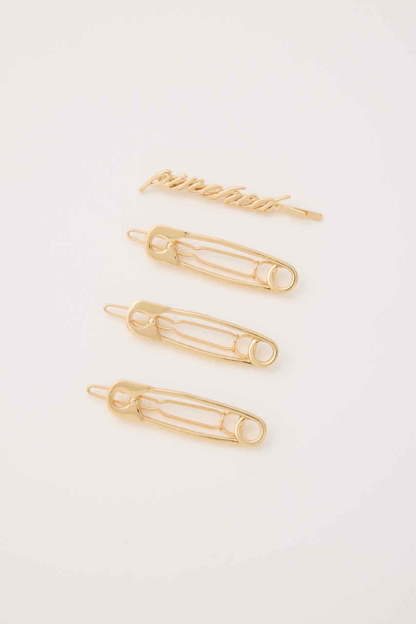 METAL MIX HAIR PIN SET GLD FREE