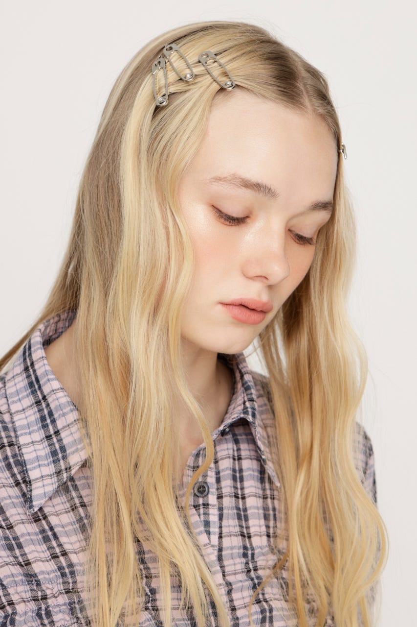 METAL MIX HAIR PIN SET SLV FREE