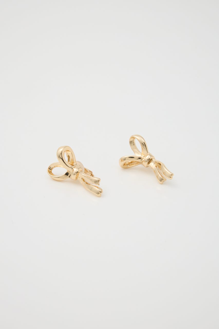 RIBBON イヤリング GLD FREE