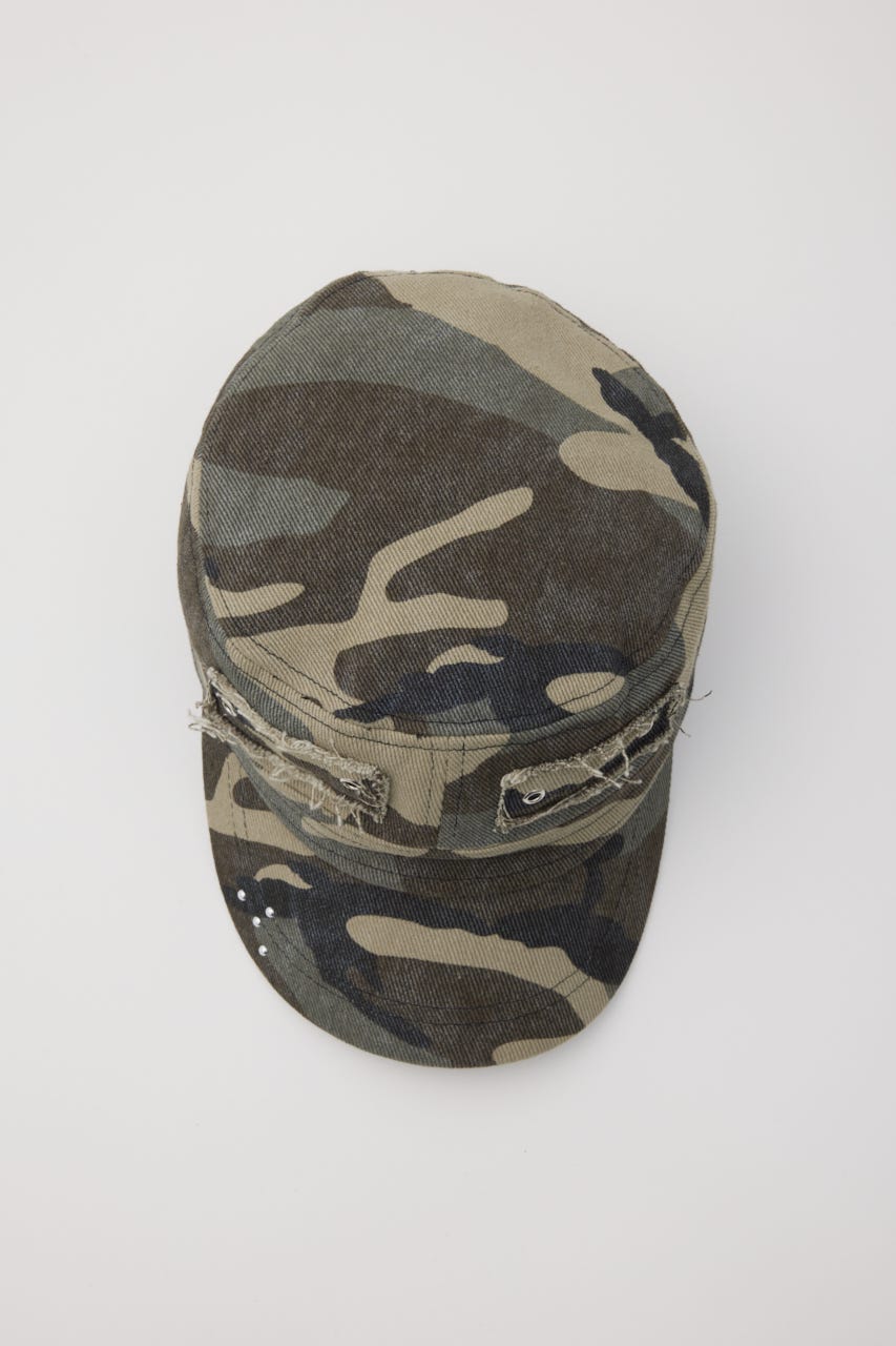 EYELET MILITARY キャップ M/KHA FREE