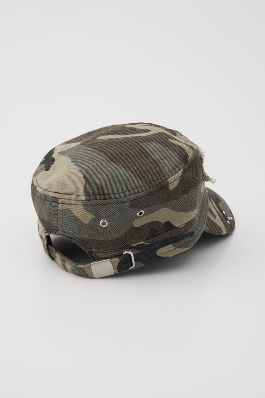 EYELET MILITARY キャップ M/KHA FREE