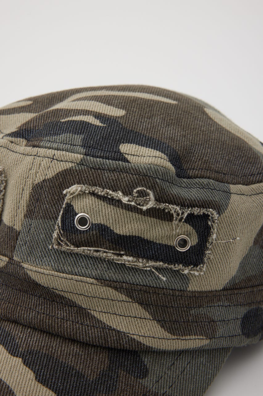 EYELET MILITARY キャップ M/KHA FREE