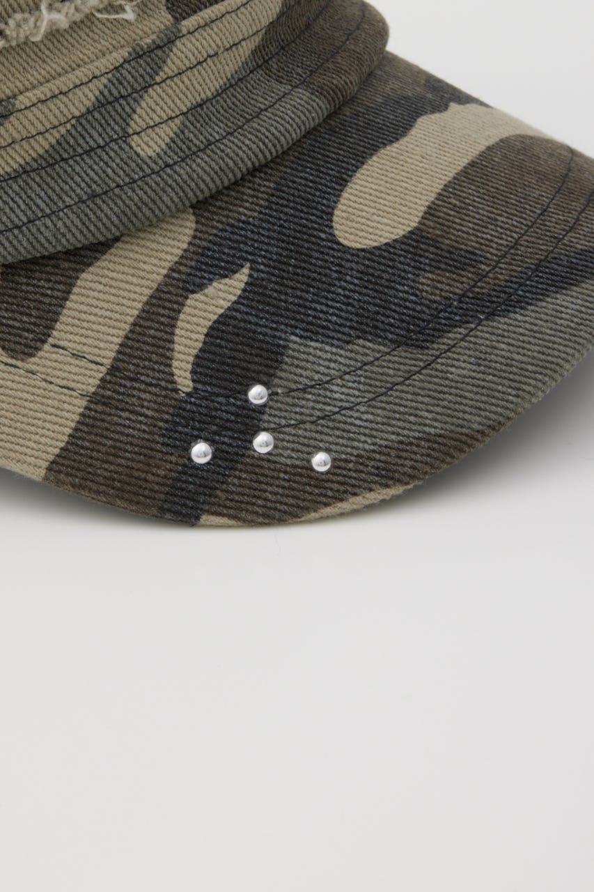 EYELET MILITARY キャップ M/KHA FREE