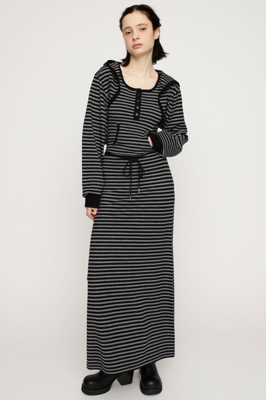 HENLY NECK トップス M/BLK FREE