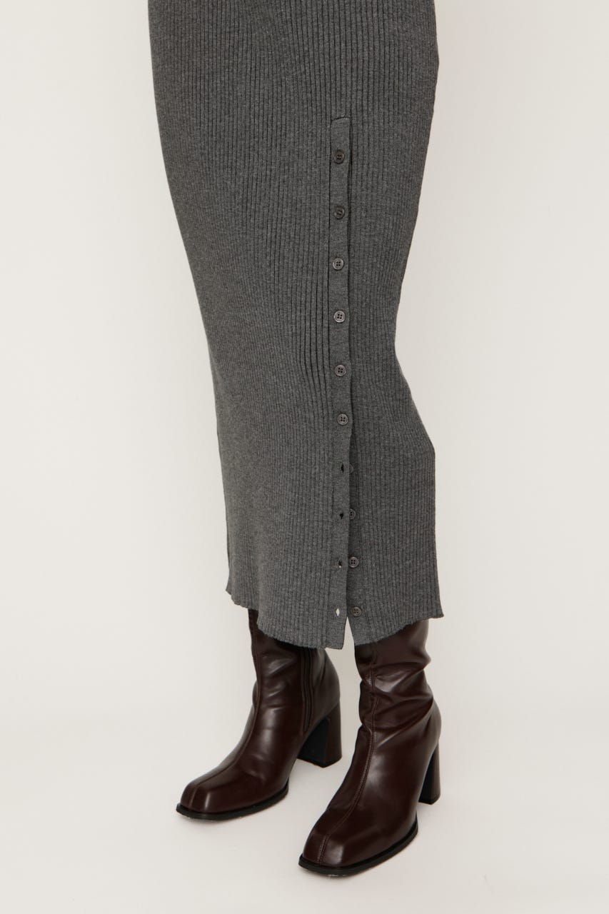 3P LONG ワンピース T.GRY FREE