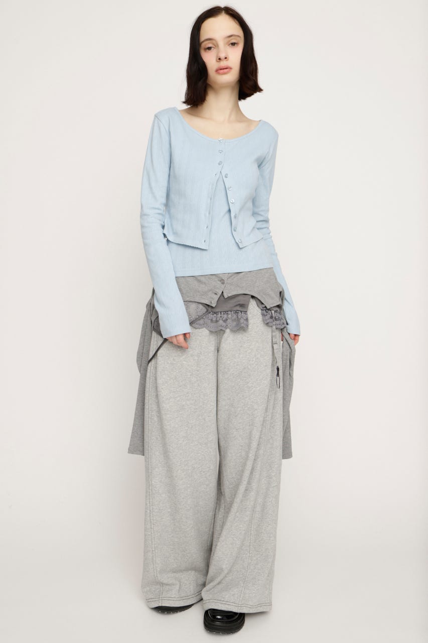 S LINE EYELET 2P L/BLU FREE