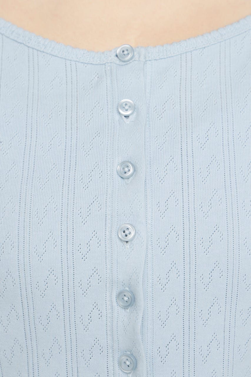 S LINE EYELET 2P L/BLU FREE