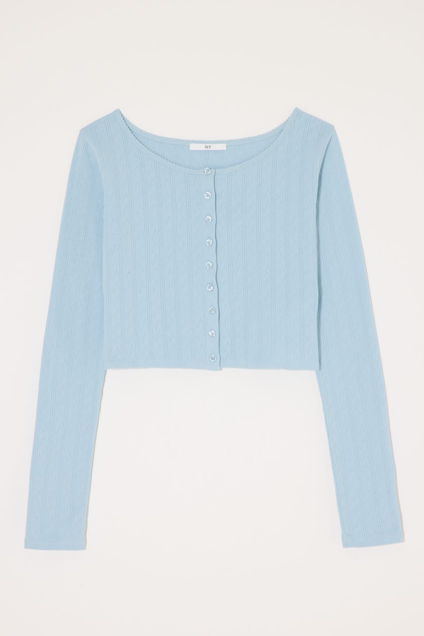 S LINE EYELET 2P L/BLU FREE