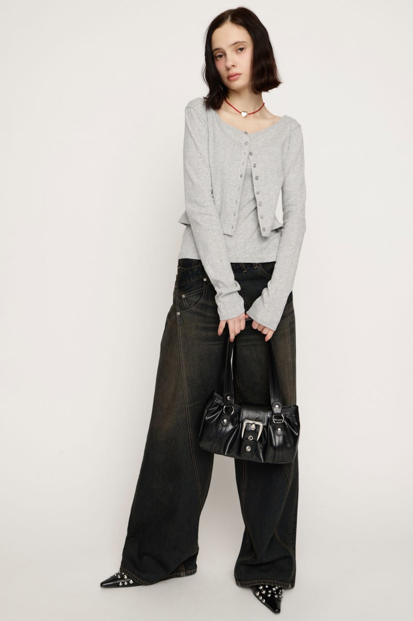 S LINE EYELET 2P T.GRY FREE