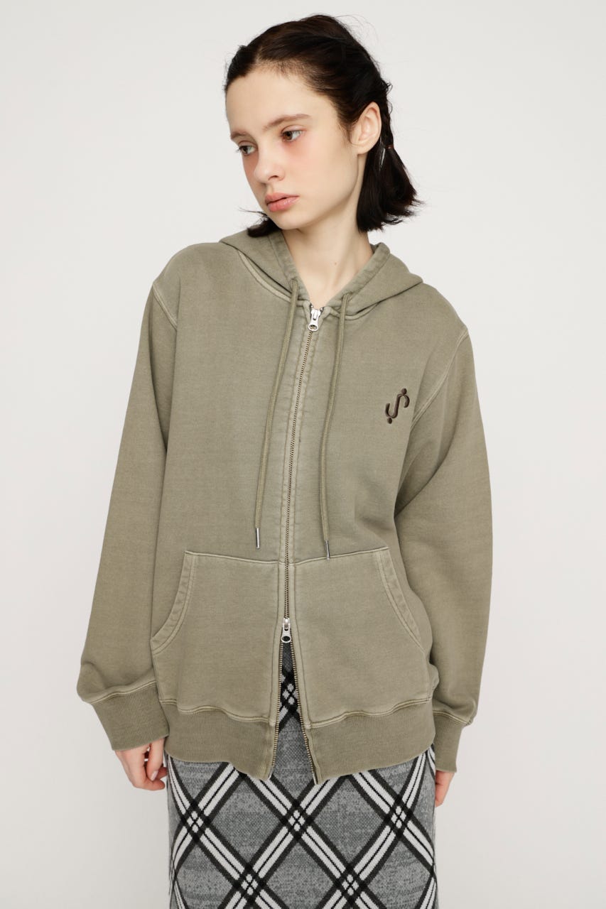S. HOODIE ZIP パーカー KHA FREE