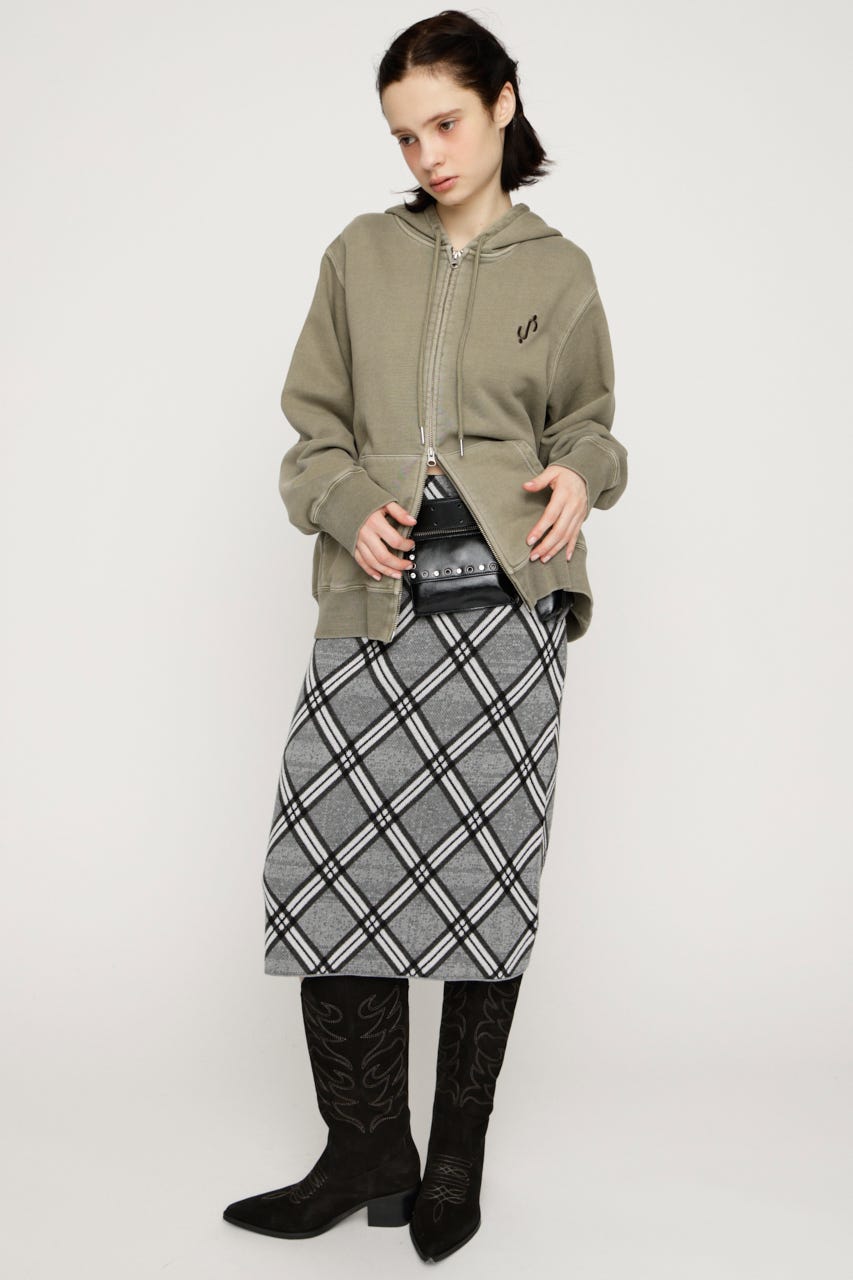 S. HOODIE ZIP パーカー KHA FREE