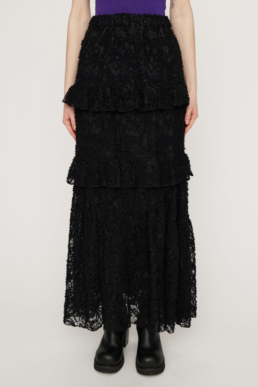 LACE MERMAID スカート BLK FREE