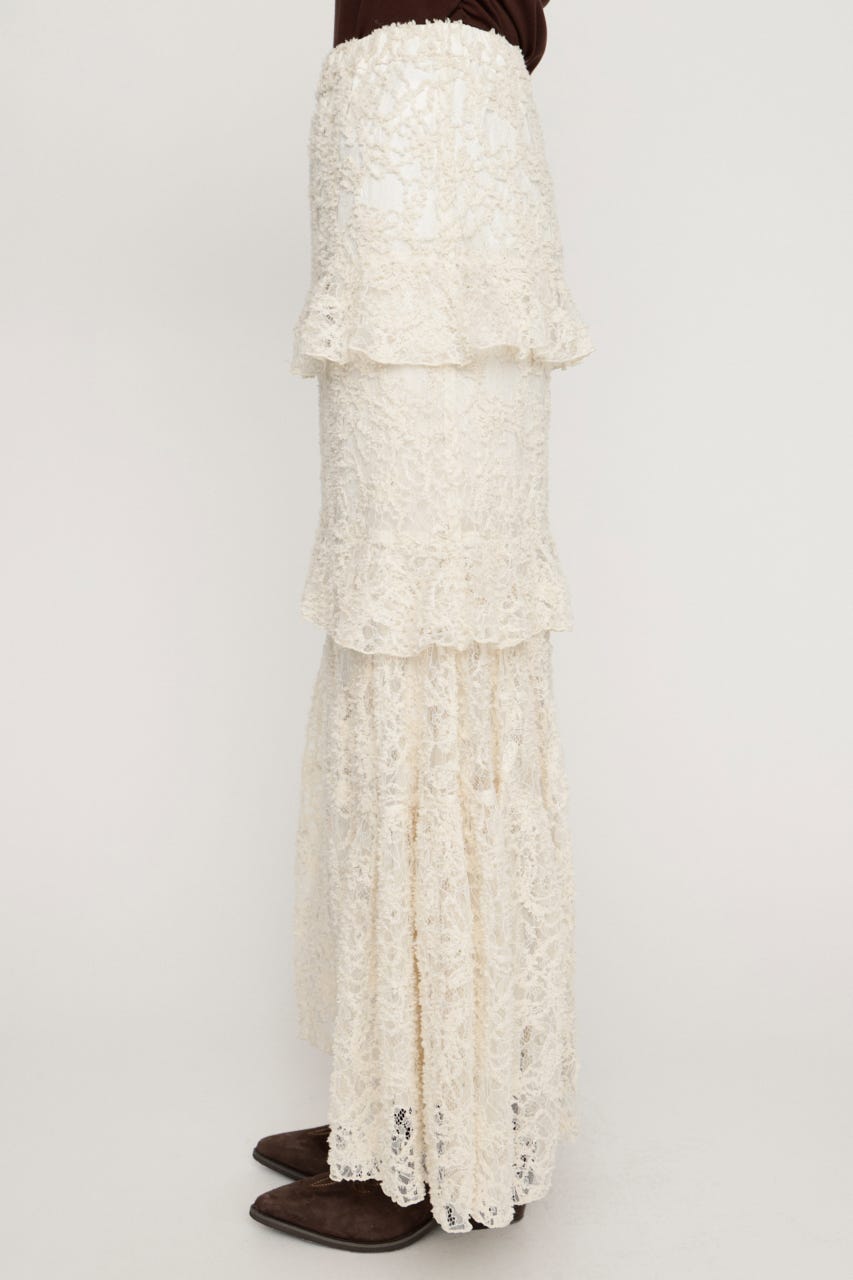 LACE MERMAID スカート IVOY FREE