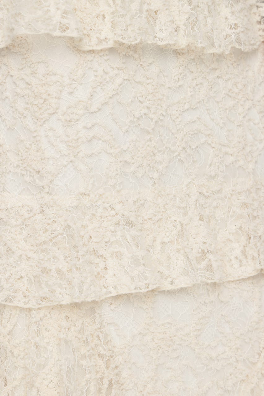 LACE MERMAID スカート IVOY FREE