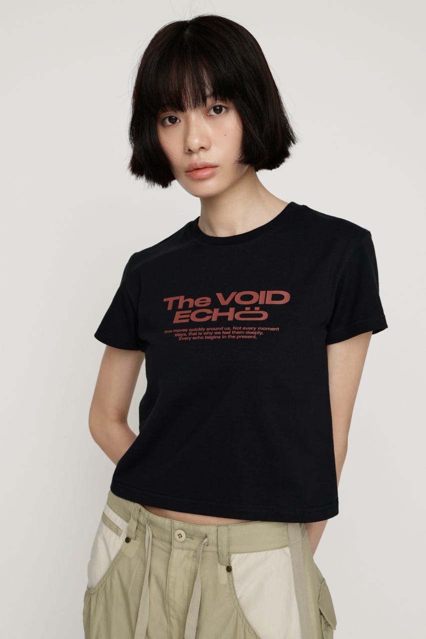 COMPACT LOGO トップス BLK FREE