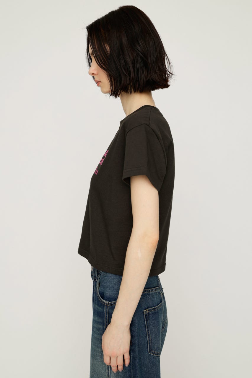 COMPACT LOGO トップス L/BLK FREE