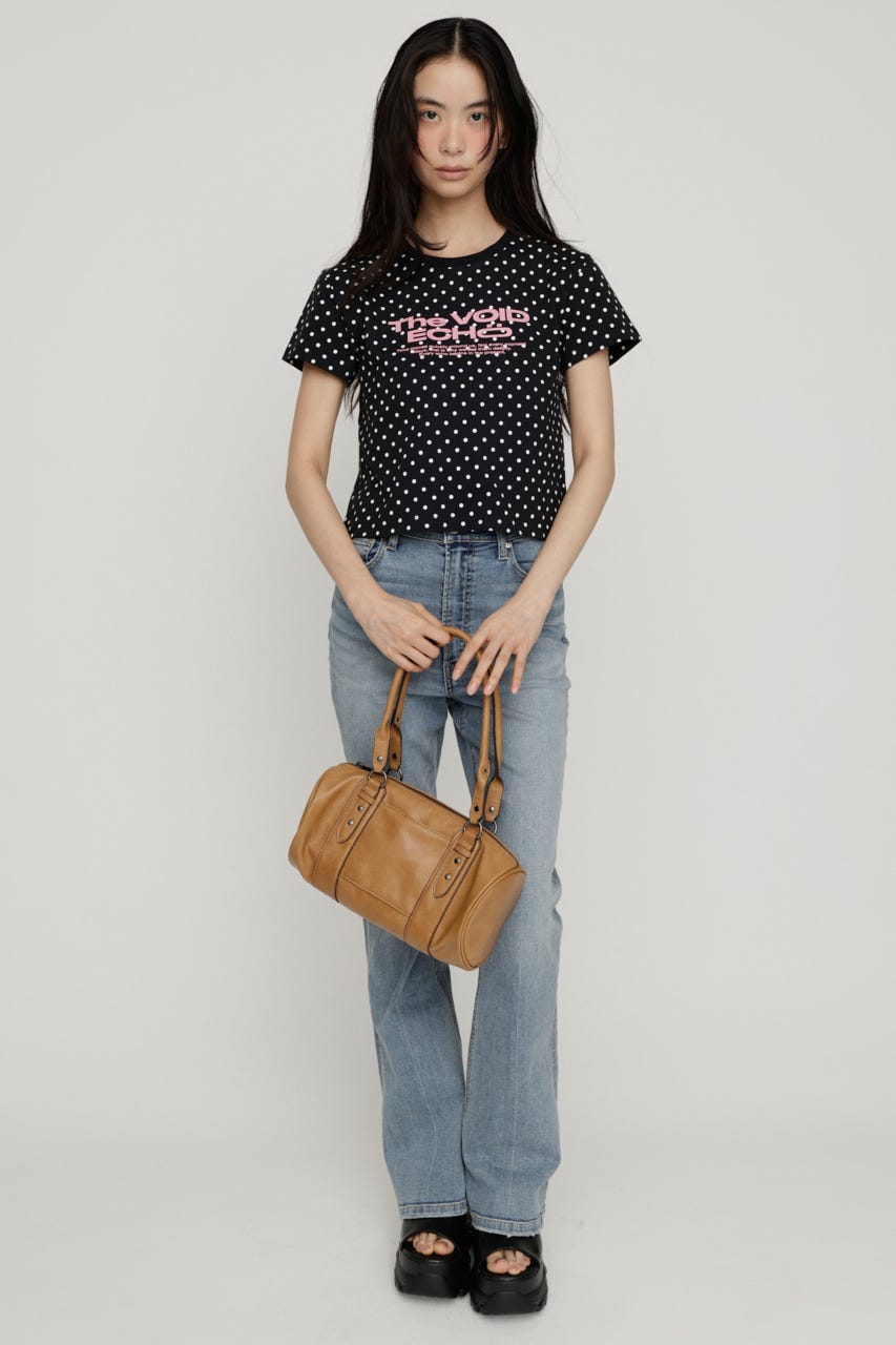 【LIMITED ITEM】COMPACT LOGO トップス M/BLK FREE